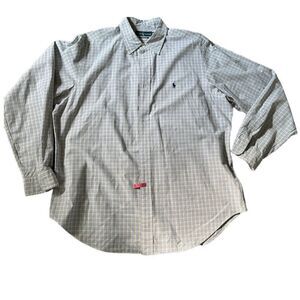Mens Ralph Lauren button down dress shirt.